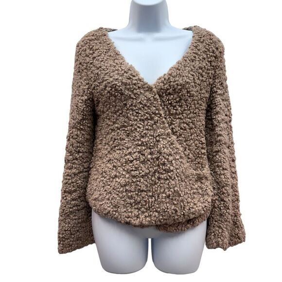 Free People Marshamallow Teddy sweater M - Picture 1 of 9